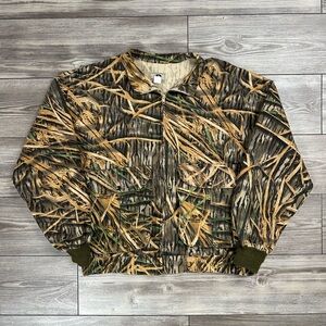 Vintage Mossy Oak Realtree Camo Zip Jacket
